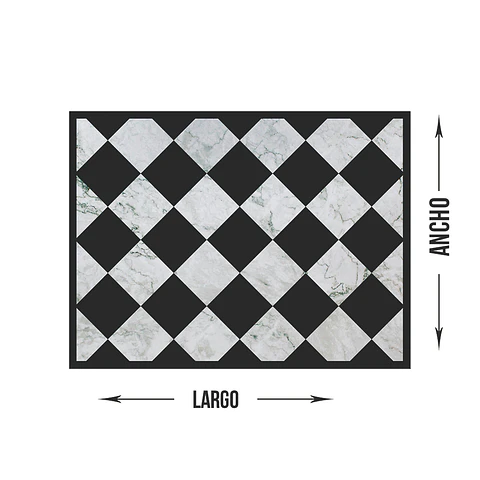 Rombo Dama Medium Marble (a medida)