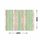 Madera Vintage Verde (a medida) - Miniatura 2