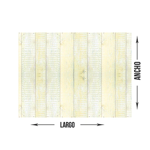 Madera Vintage Amarilla (a medida)