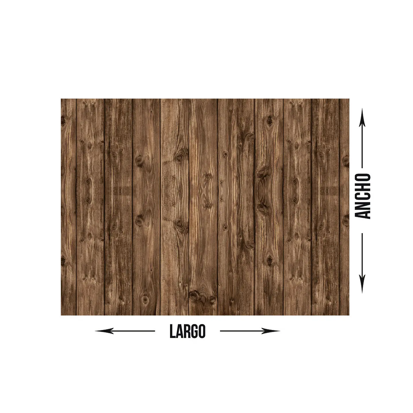 Madera Rustica Nogal (a medida) 2
