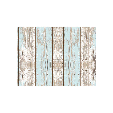 Madera Vintage Azul (a medida)
