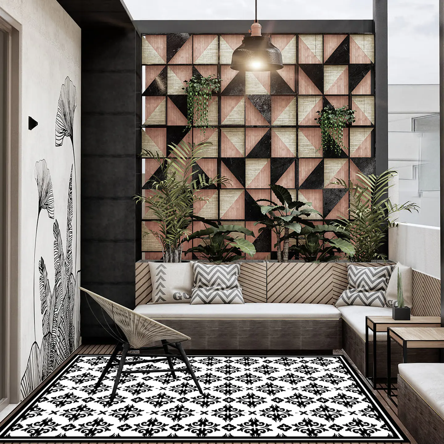 Flor Griega Black 21