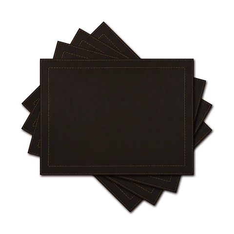 Set 4 Individuales Café Rectangular