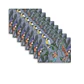 Set De 8 Individuales Graba Selvático Rectangular - Miniatura 1