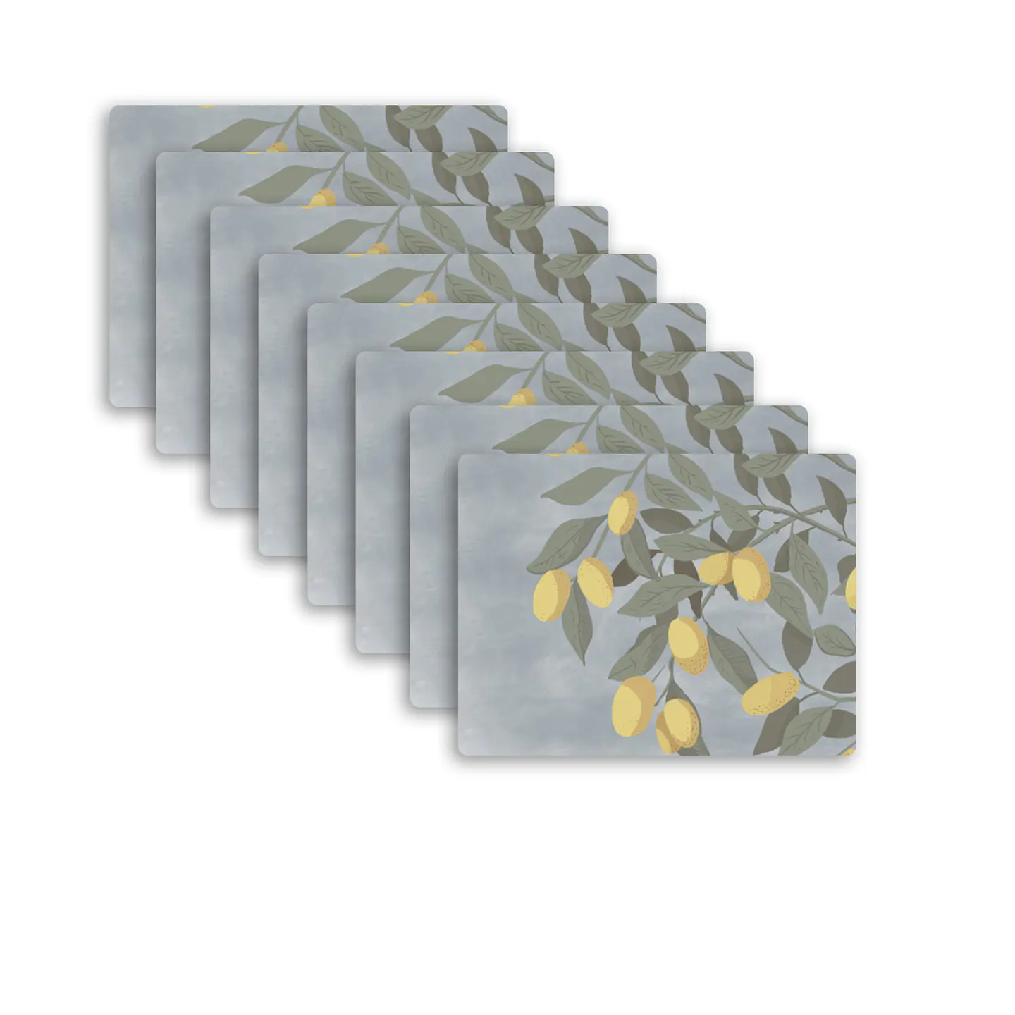 Set De 8 Individuales Graba Kumquat Rectangular 1