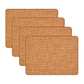 Set 4 Individuales Luxe Autumn Rectangular - Miniatura 1
