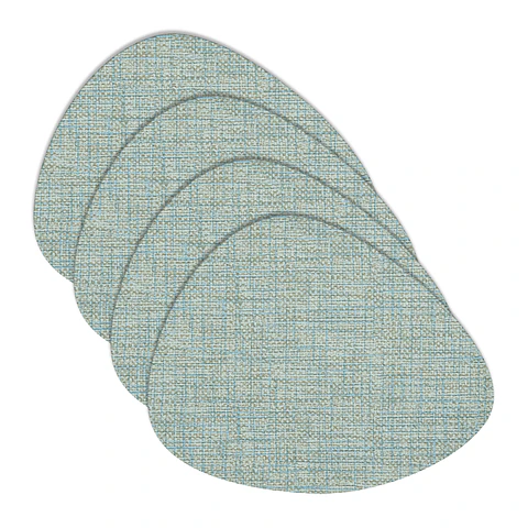 Set 4 Individuales Luxe Ligth Blue Stone