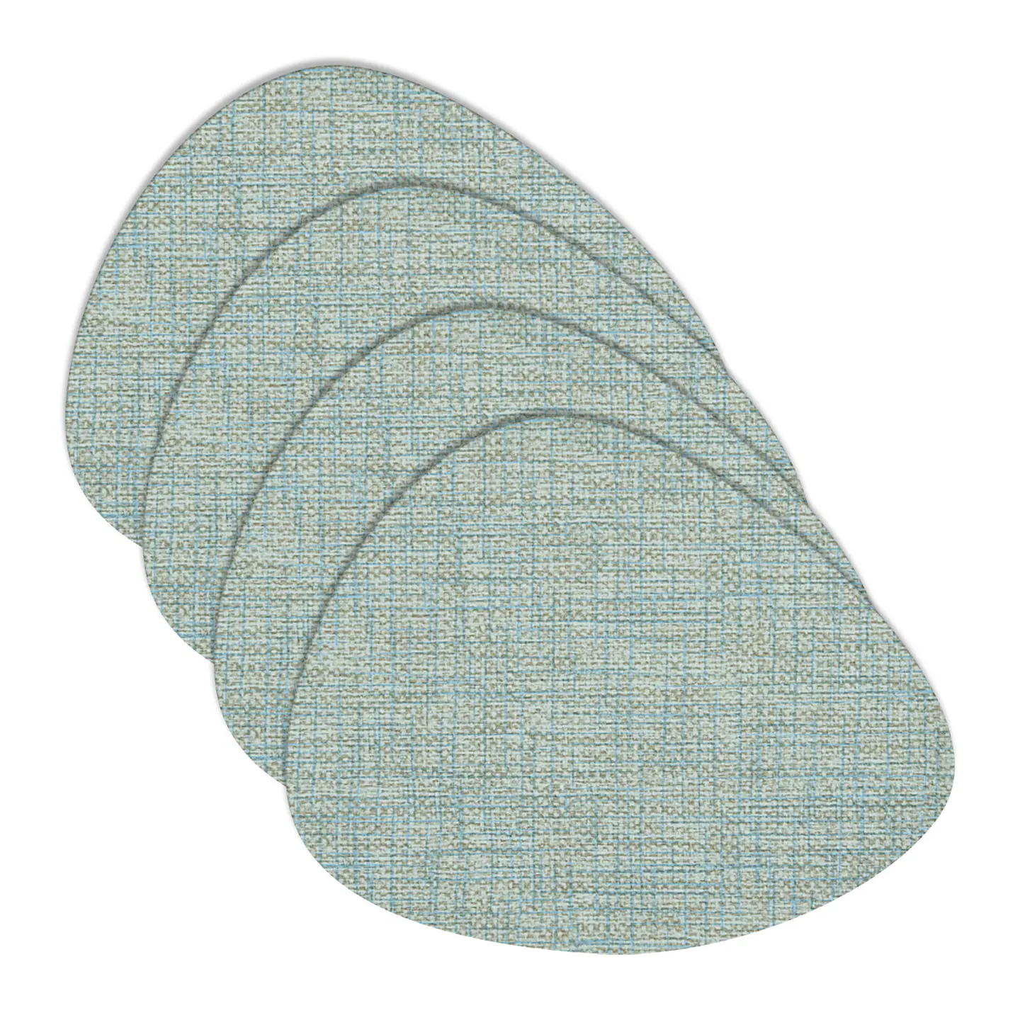 Set 4 Individuales Luxe Ligth Blue Stone 1