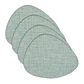 Set 4 Individuales Luxe Ligth Blue Stone - Miniatura 1