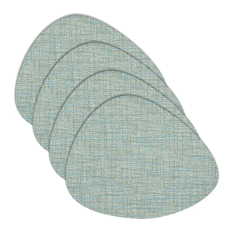 Set 4 Individuales Luxe Ligth Blue Stone 1