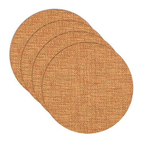 Set 4 Individuales Luxe Autumn Redondo