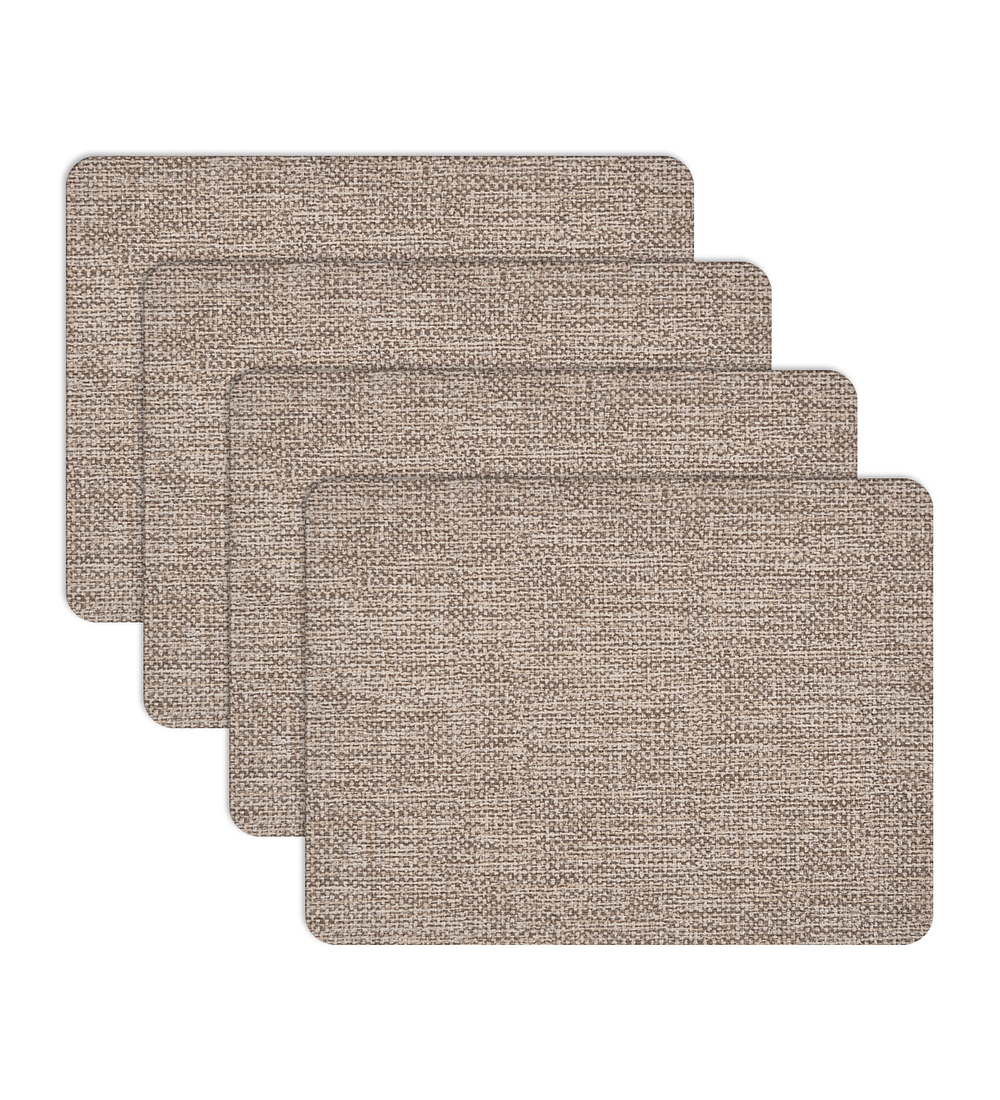 Set 4 Individuales Luxe Pure Cashemere Rectangular