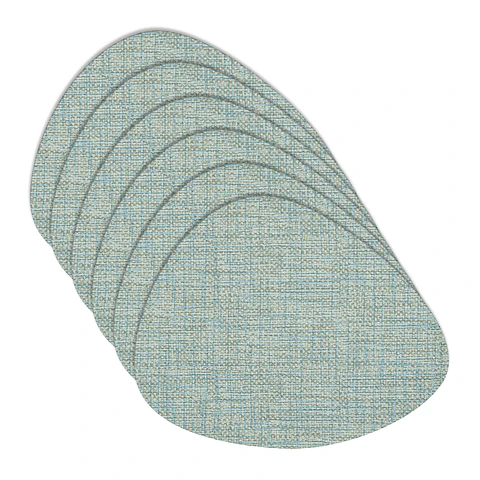 Set 6 Individuales Luxe Ligth Blue Stone