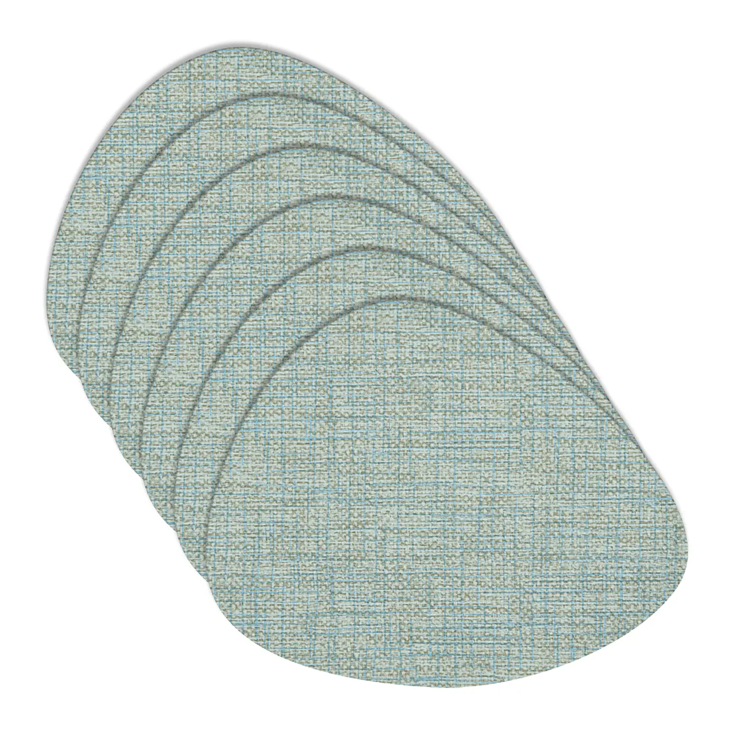 Set 6 Individuales Luxe Ligth Blue Stone 1
