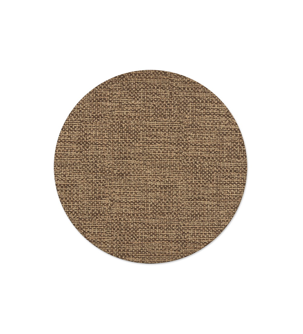Set 6 Individuales Luxe Rustic Brown Redondo