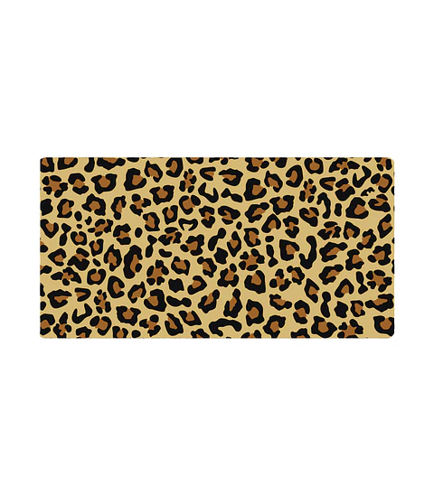 Office Pad Animal Print Yellow Leopard