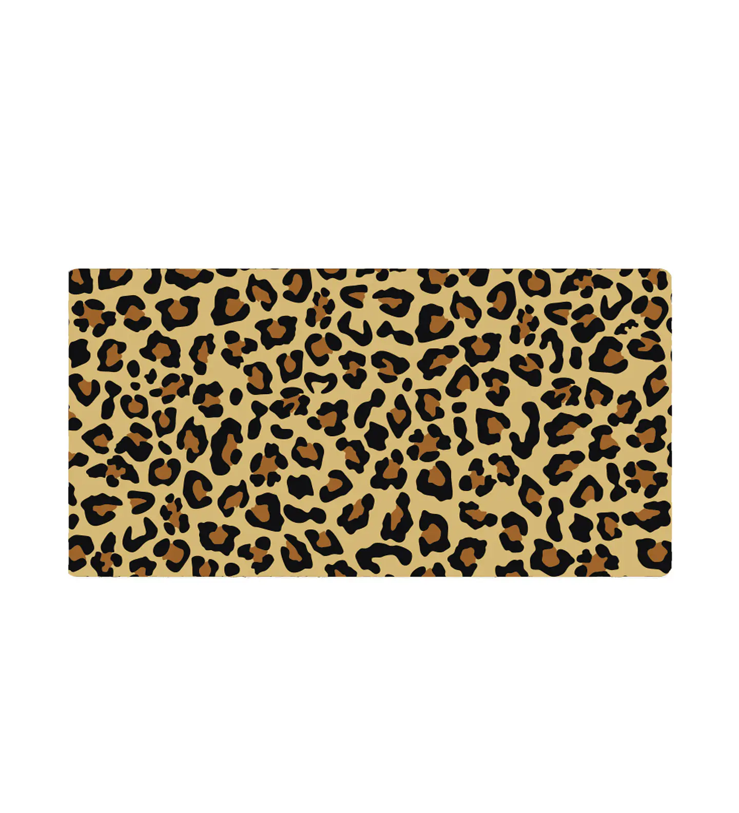 Office Pad Animal Print Yellow Leopard 1