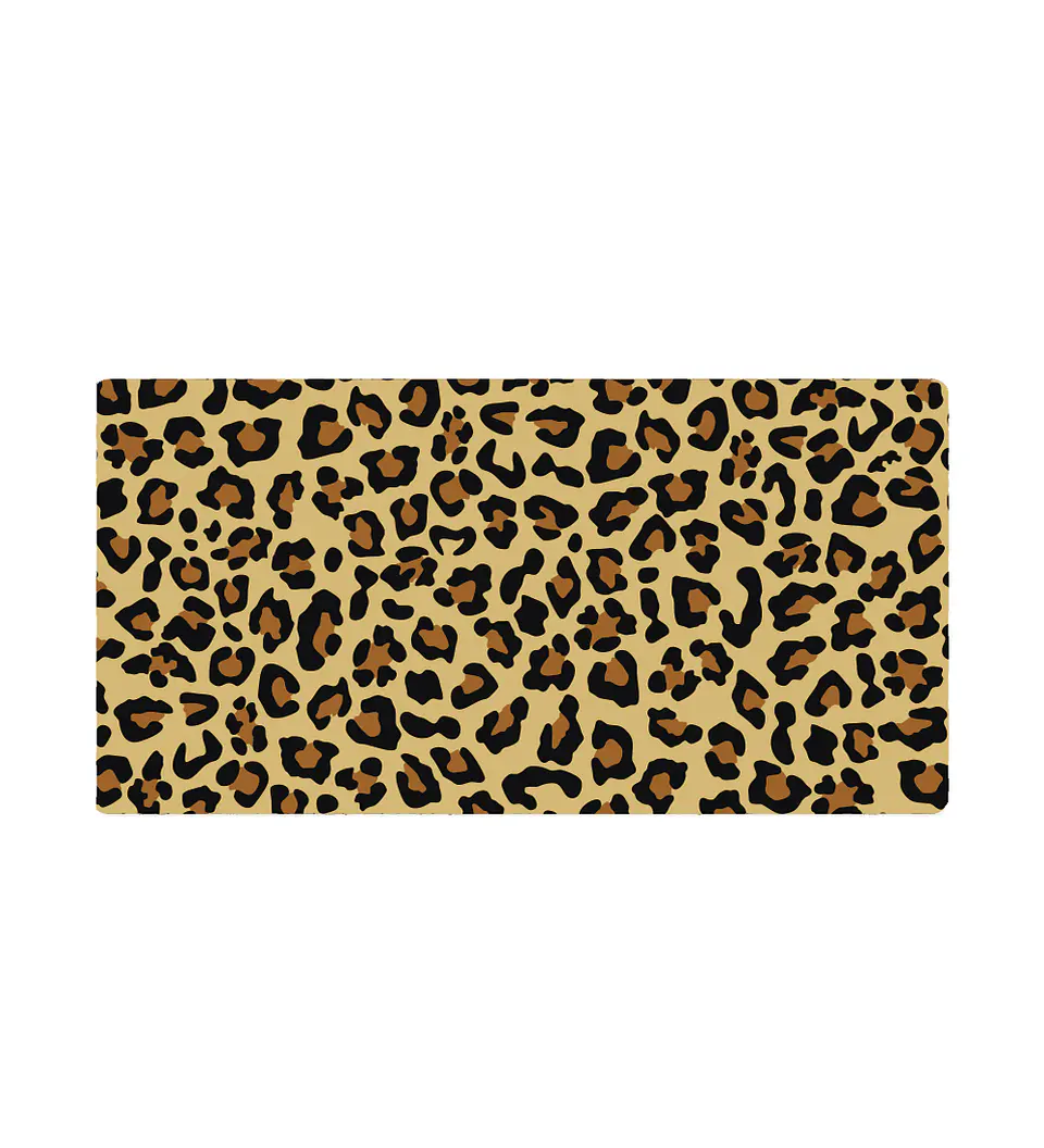 Office Pad Animal Print Yellow Leopard 1
