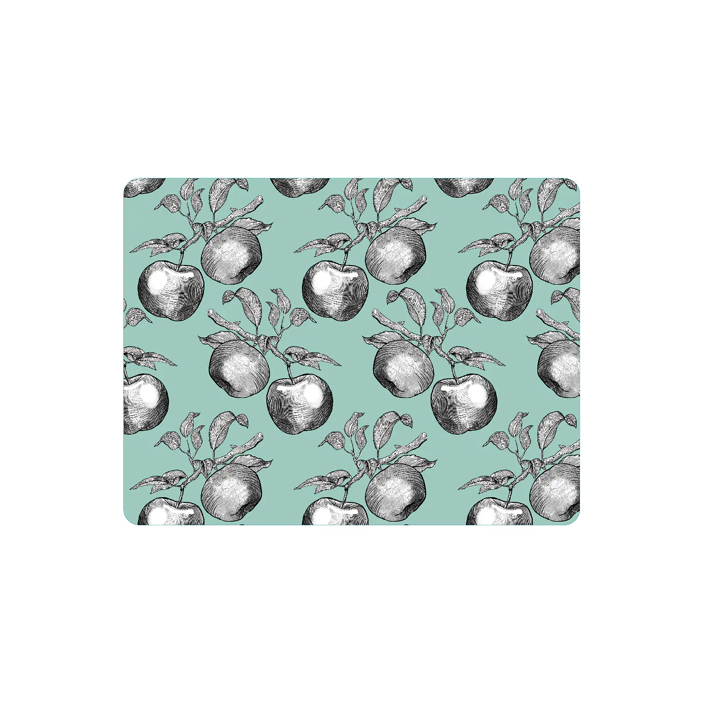 Set De 8 Individuales Graba Manzana Rectangular 2