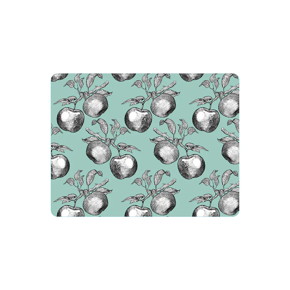 Set De 8 Individuales Graba Manzana Rectangular 2