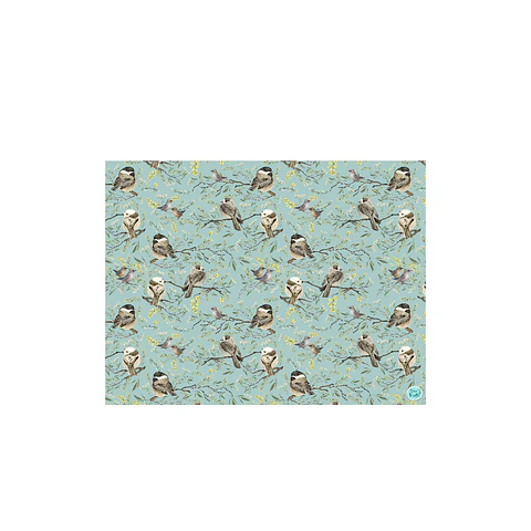 Set 8 Individuales Pajaritos en Ramas Rectangular 32 x 42 cm