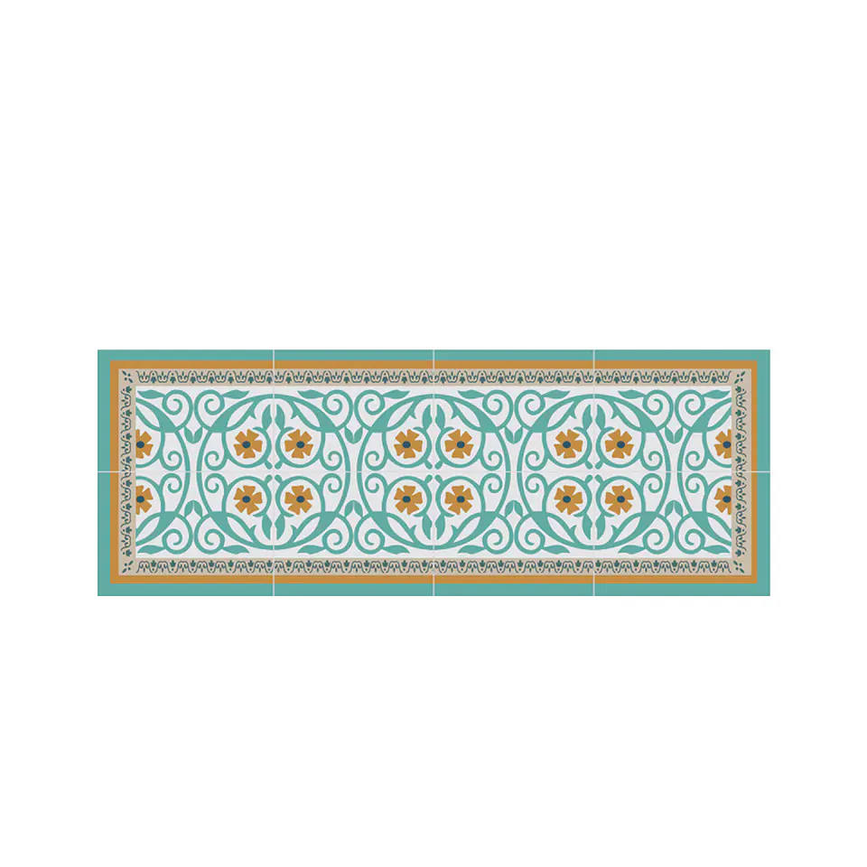 Set 2 Alfombras de Cocina Ultra Delgada Flor de Esparta 5