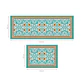 Set 2 Alfombras de Cocina Ultra Delgada Flor de Esparta - Miniatura 4