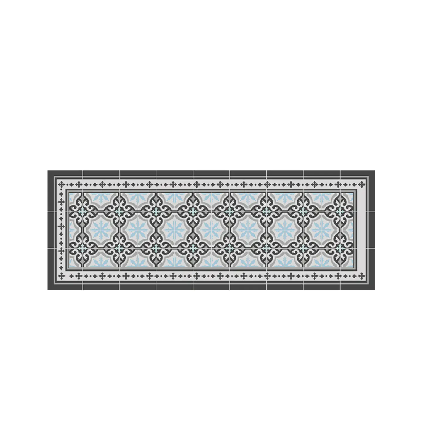 Set 2 Alfombras de Cocina Ultra Delgada Córdova Gray 5