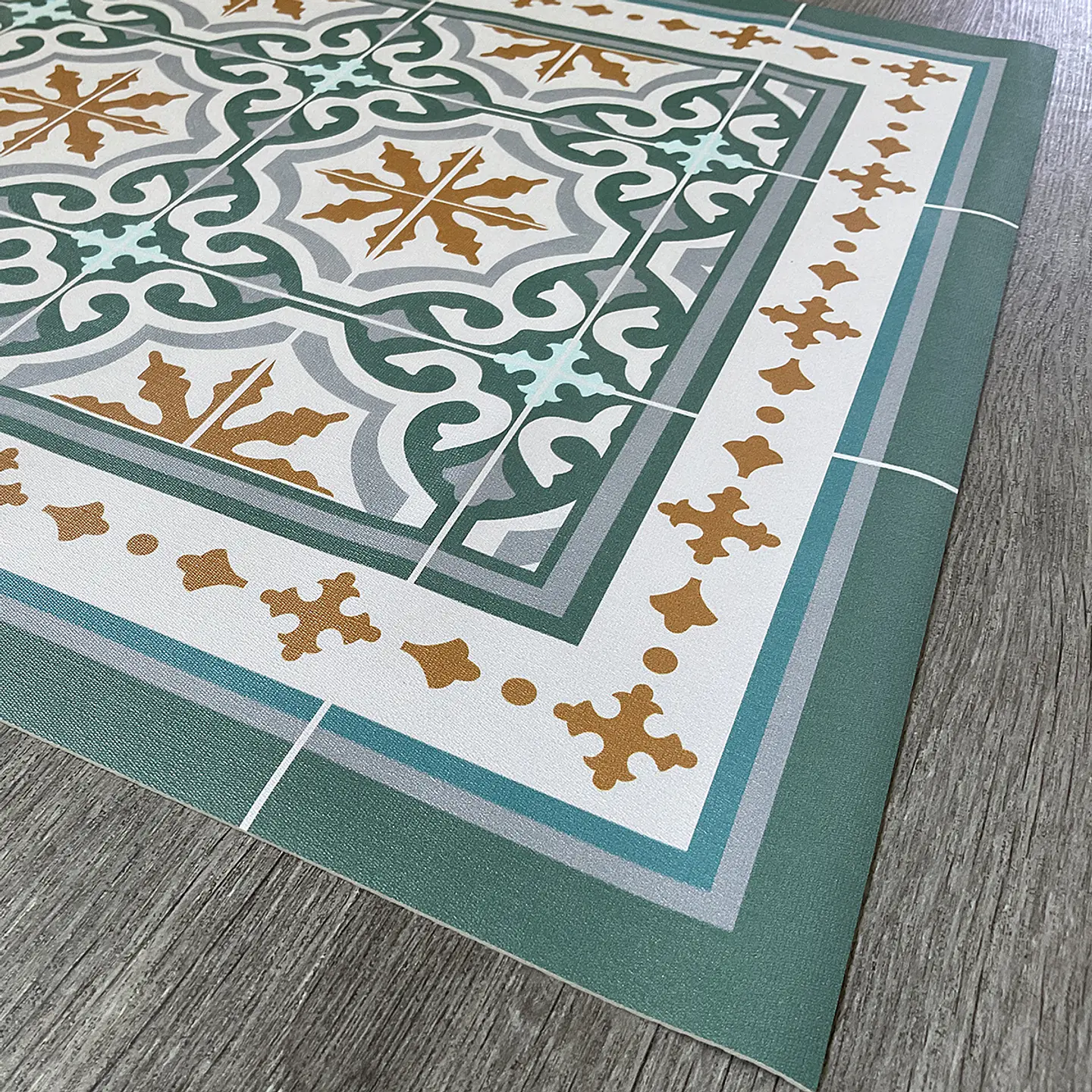 Set 2 Alfombras de Cocina Ultra Delgada Córdova Green 9