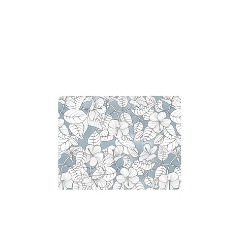 Set De 8 Individuales Graba Hibiscus Rectangular