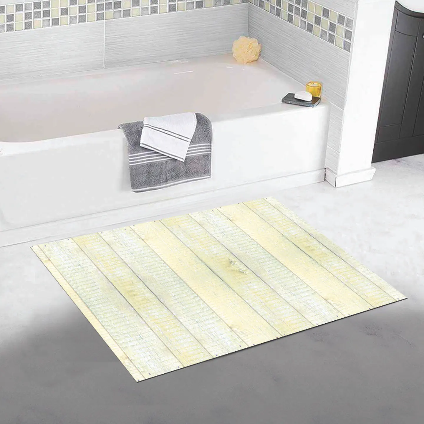 Madera Vintage Amarilla ( a medida ) 3