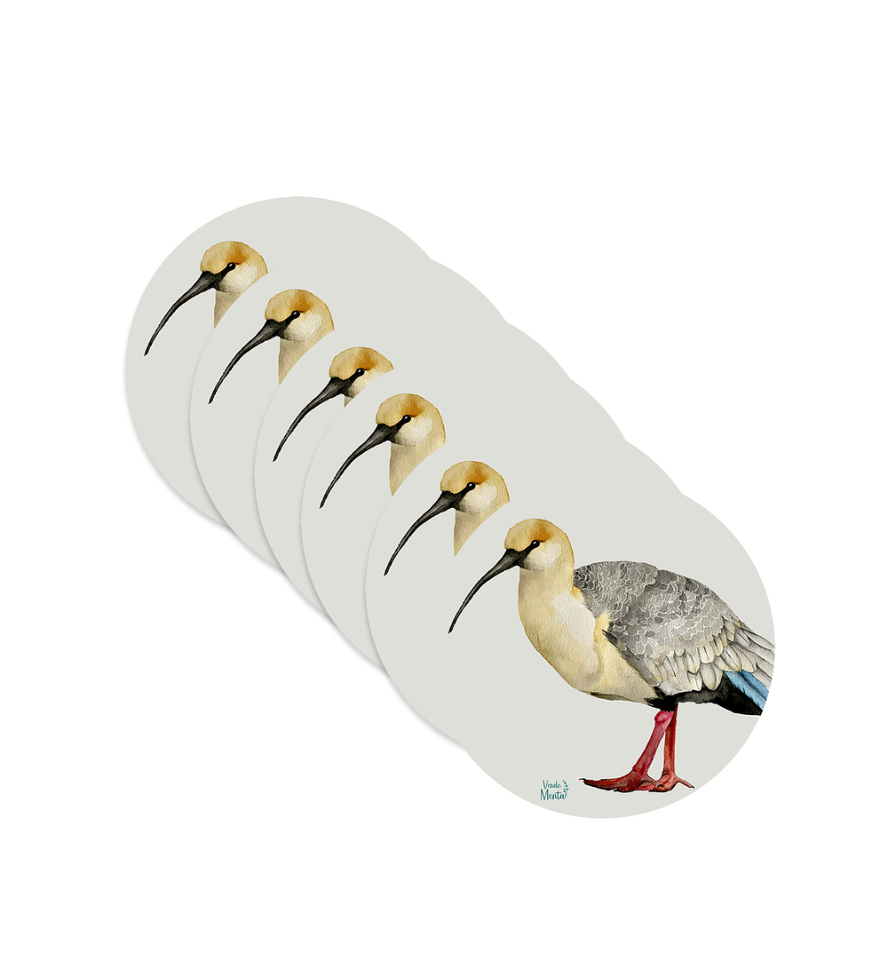 Set 6 Individuales Bandurria - Redondo 37 X 37 Cm