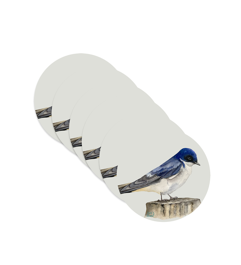 Set 6 Individuales Golondrina - Redondo 37 X 37 Cm