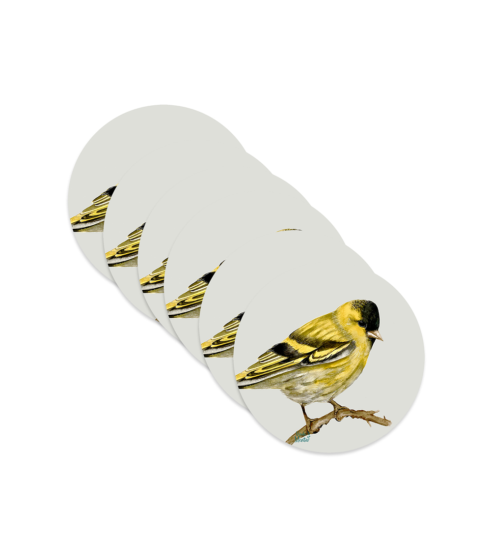 Set 6 Individuales Jilguero - Redondo 37 X 37 Cm