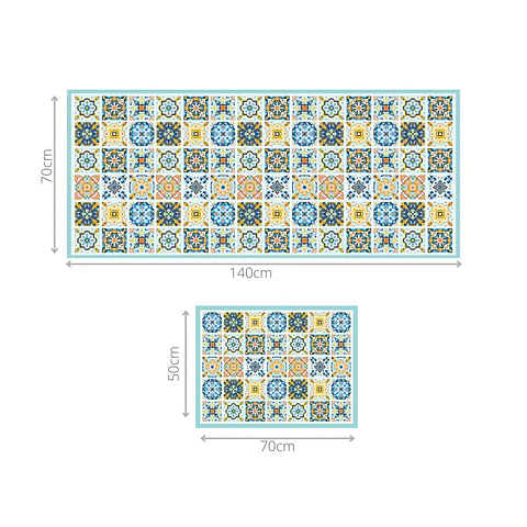 Pack Cocina Baldosa Montecarlo 70 X 140 + 50 X 70 Cm.
