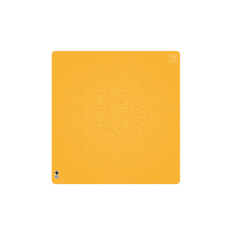 Playmat Fractal Naranja 1