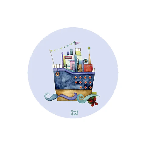 Set 6 individuales Barco 1 - 37 x 37 cm