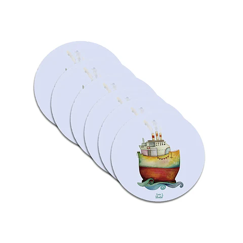 Set 6 individuales Barco 2 - Redondo 37 x 37 cm