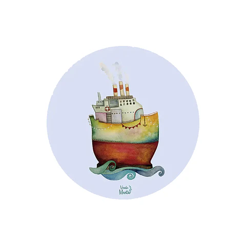 Set 6 individuales Barco 2 - Redondo 37 x 37 cm