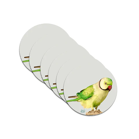 Set 6 individuales Loro Redondo - 37 x 37 cm