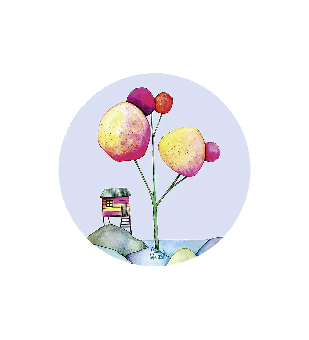 Set 6 individuales Palafito Redondo 37 x 37 cm