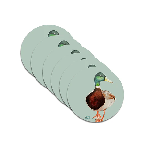 Set 6 individuales Pato Silvestre 1 - Redondo 37 x 37 cm
