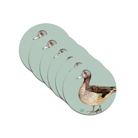 Set 6 individuales Pato Silvestre 2- Redondo 37 x 37 cm