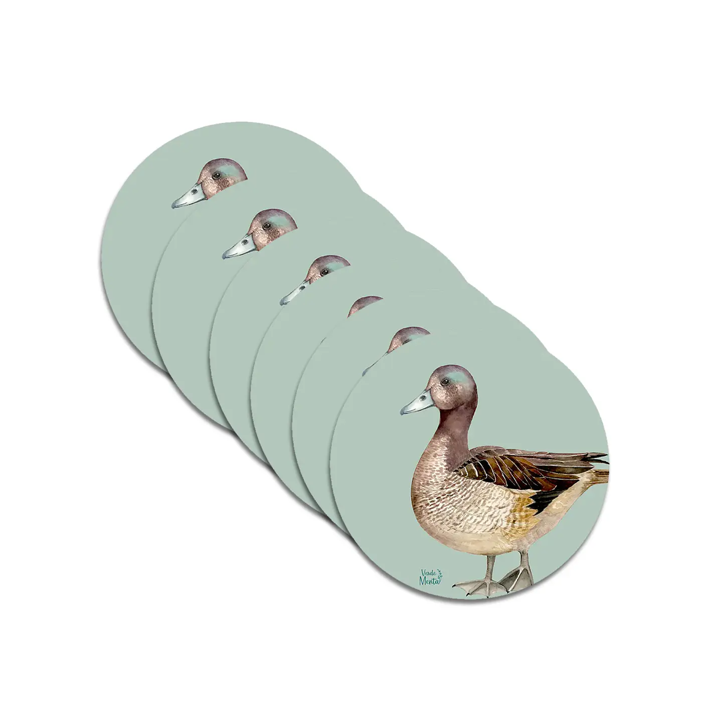 Set 6 individuales Pato Silvestre 2- Redondo 37 x 37 cm 2