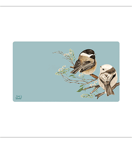 Office Pad Pajaritos Grises - 40 X 70 Cm