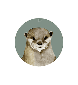 Set 6 individuales Huillín- Redondo 37 x 37 cm