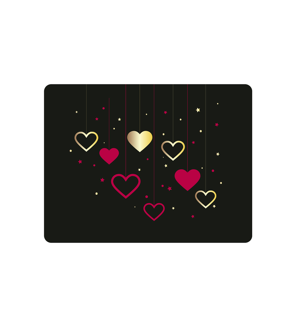 .Set 8 Individuales Universe Of Love Rectangular