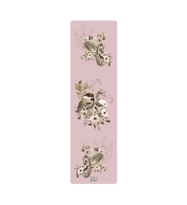 Camino de Mesa Pajarito Gris en Rosa- 40 x 140 cm