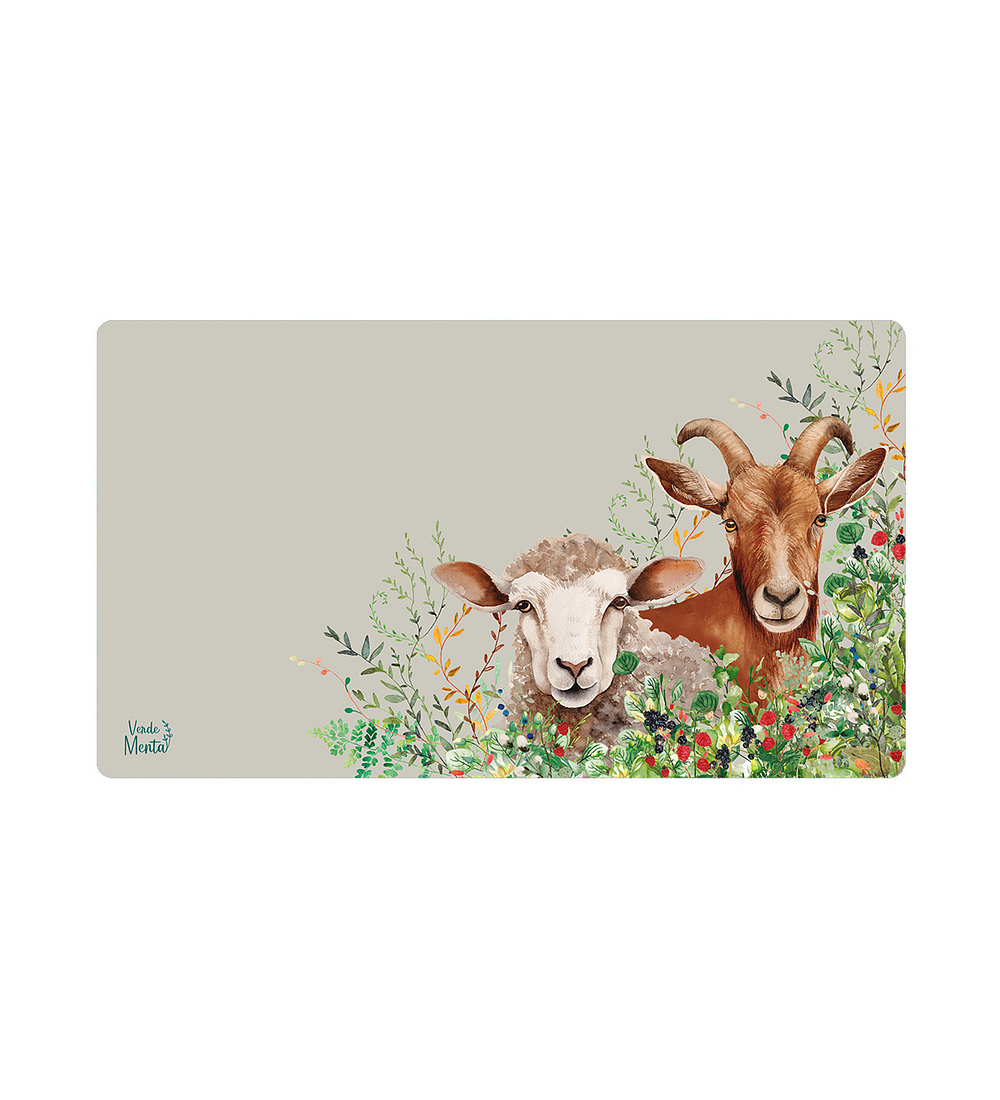 Office Pad Oveja y Cabra - 40 X 70 Cm