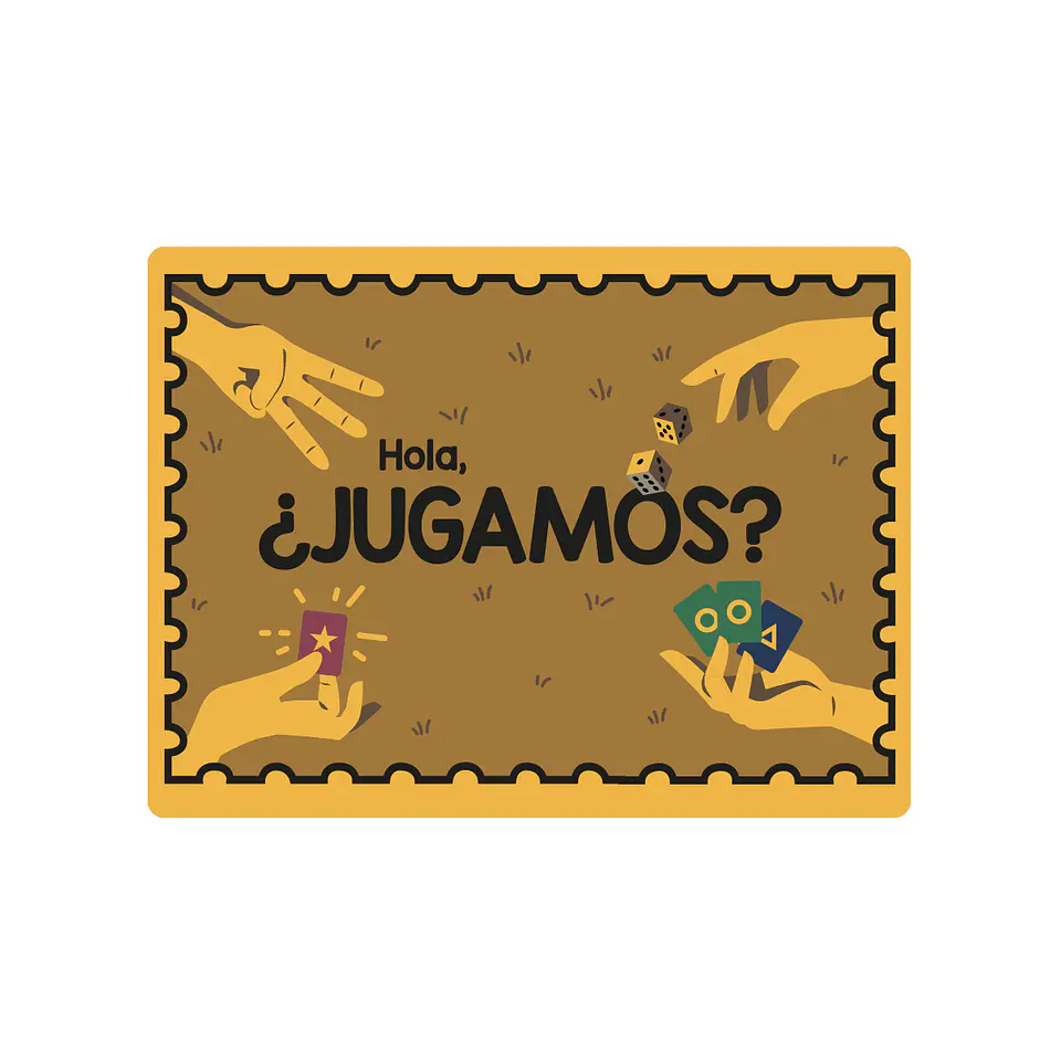 Doormat Jugamos 70 x 50 cms 1